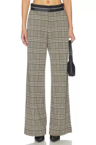 Aubrey Pant in Multi Tartan