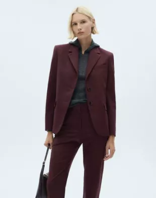 Pinstripe Suit Blazer