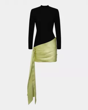 Simone Knit Combo Dress