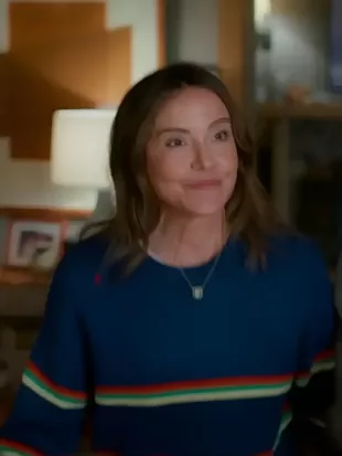 Shrinking Season 3 Christa Miller Striped Sweater