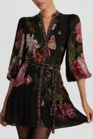 Antonette Floral Print Minidress
