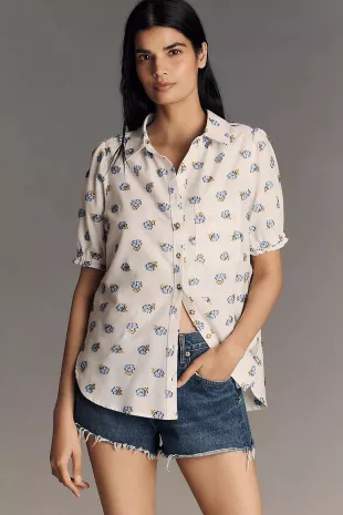 The Aly Puff Sleeve Blouse