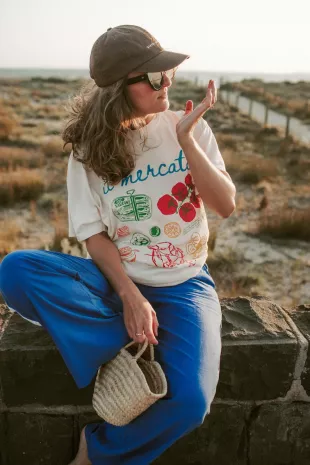 White Il Graphic T Shirt