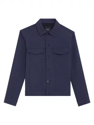 River Jacket in Neoteric Twill in Dark Navy