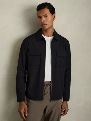 Ascend Technical Zip Through Overshirt