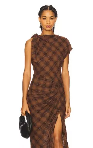 Naerys Dress in Dark Bronze