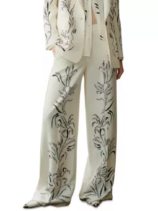 Beyond The Gates 2026 Grey Floral Pants