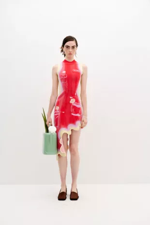 Mia Wavy Asymetric Dress