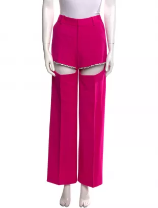Wool Wide Leg Pants