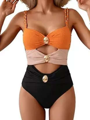 Cutout One Piece Swimsuit