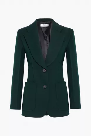 Wool-twill blazer