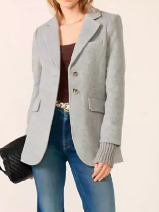 Shrinking S03 Christa Miller Grey Blazer