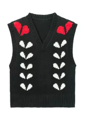 The Traitors US S04 Rob Rausch Broken Heart Sweater Vest