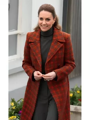 Kate Middleton Champion Textile Manufacturing Visit 2026 Coat