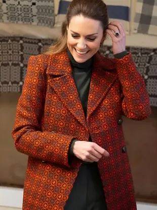 Kate Middleton Tours Welsh Textile Mills 2026 Coat