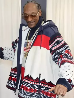 Snoop Dogg 2026 Milano Cortina Olympics Zipper Hoodie