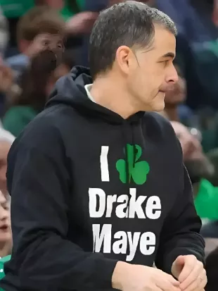 William Chisholm I Celtics Drake Maye Black Hoodie