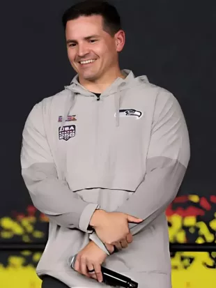 Mike MacDonald Super Bowl LX Opening Night Anorak Hoodie Jacket