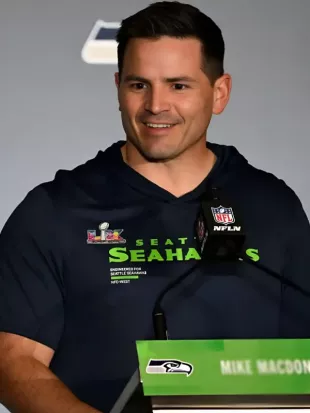 Mike Macdonald Super Bowl LX Press Conference Shirt