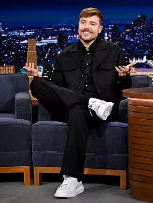 The Tonight Show Fallon MrBeast Black Jacket