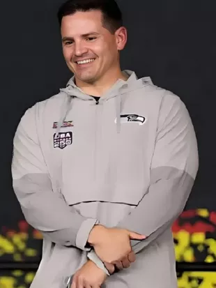 Mike MacDonald Super Bowl LX Opening Night Anorak Hoodie Jacket