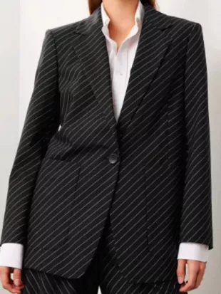 The Lincoln Lawyer S04 Neve Campbell Pinstripe Blazer