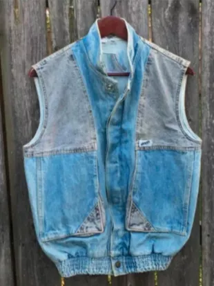 Opalite Music Taylor Swift Two Tone Denim Vest