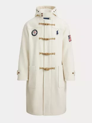 Snoop Dogg Milano Cortina 2026 White Toggle Coat