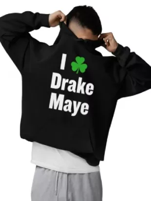 William Chisholm I Celtics Drake Maye Black Hoodie