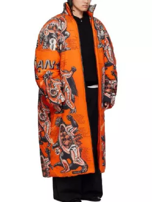 SNL S51 Teyana Taylor Orange Coat