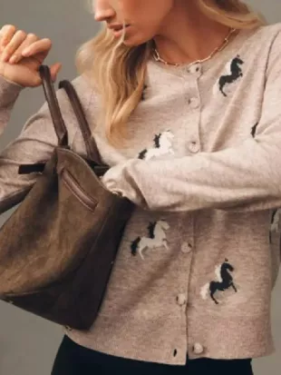 Will Trent S4 Kay Benson Horse Cardigan