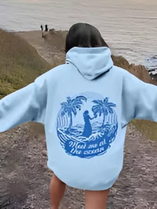 PPP Meet Me At The Ocean Blue Hoodie
