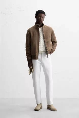 Houndstooth Textured Jacket