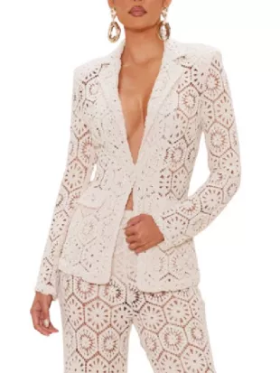 The Valley Persian Style S01 Mercedeh Javid Crochet Blazer