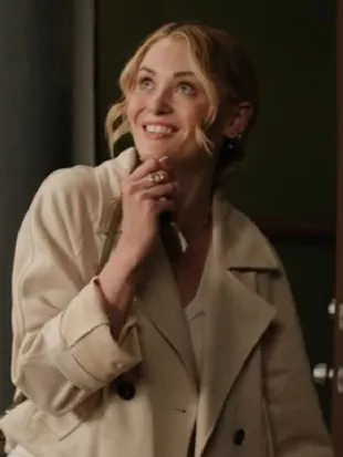 F*ck Valentines Day Virginia Gardner Short Trench Coat