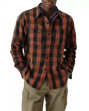 Craftsman Cotton Flannel Plaid Classic Fit Button Down