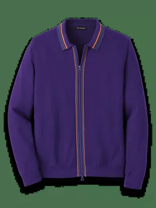 Cotton Full Zip Polo