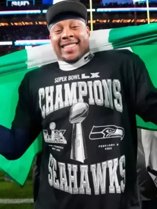 Seattle Seahawks Super Bowl 2026 Champions Black Shirt
