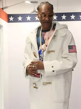 Snoop Dogg 2026 Milano Cortina Olympics Toggle Coat