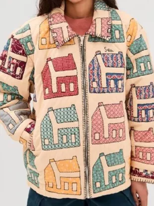 The Burbs Keke Palmer House Printed Jacket