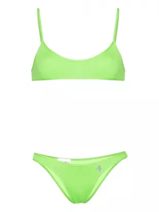 Rubberised-logo Bikini