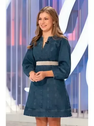 American Idol S24 Kiera Howell Barrel Sleeve Mini Dress