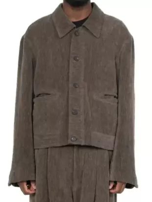 American Idol S24 Lionel Richie Textured Jacket In Brown