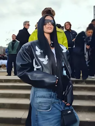 Camilla Araujo Paris Fashion Week 2026 Dove Print Jacket