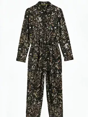 NBC News Daily 2026 Vicky Nguyen Abstract Print Jumpsuit
