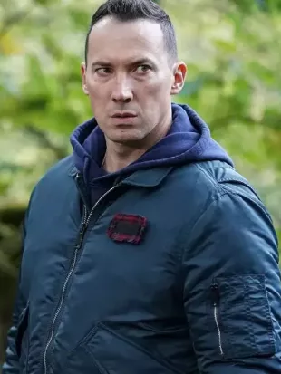 Silent Witness S29 David Caves Blue Bomber Jacket