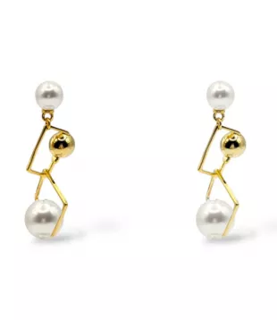 Orion Pearl Orbit Earrings