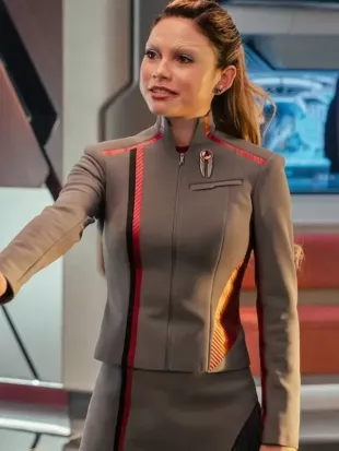 Genesis Lythe Star Trek Starfleet Academy Grey Jacket