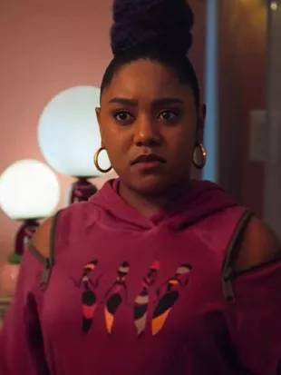 Tall Girl 2 Fareeda Marks Purple Hoodie