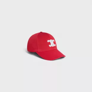Triomphe Baseball Cap in cotton gabardine